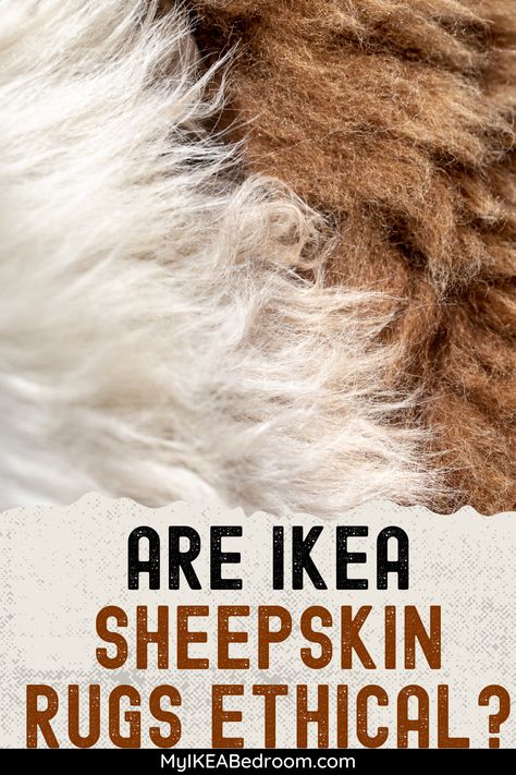 Are IKEA Sheepskin Rugs Ethical: The answer to this question is not one that can be dictated by someone else. IKEA strives to be ethical and environmentally conscious, and that includes its sheepskin rugs. In fact, they have a faux sheepskin that has won an award from PETA. Ikea Sheepskin Rug, Ikea Sheepskin, Bed Sores, Ikea Products, Useful Hacks, Animal Fur, Sheepskin Rug, Environmentally Conscious, Peta