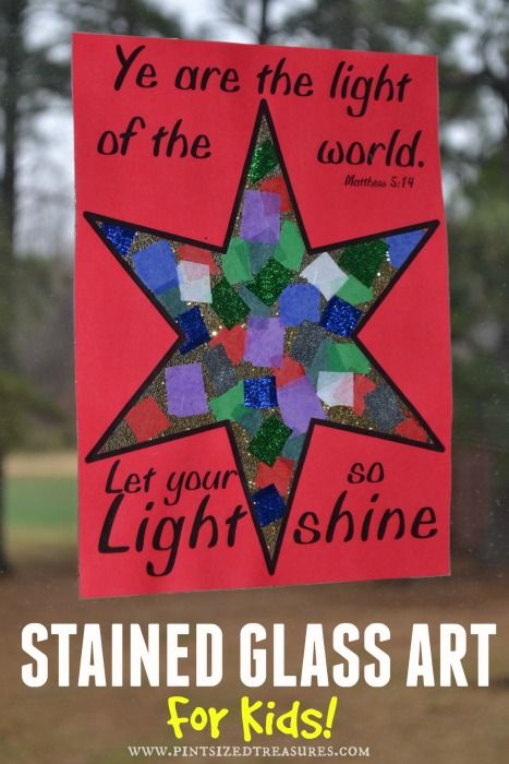 New Year Bible Crafts For Kids, Back To School Sunday School Crafts, Light Of The World Craft, Christian Crafts For Kids Easy, Church Crafts For Kids, Stained Glass Art For Kids, Toddler Church Crafts, Christian Kids Crafts, Art Craft For Kids