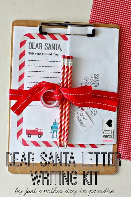 Dear Santa Letter Writing Kit Santa Letter Writing, Letter Writing Kit, Just Another Day In Paradise, Santa Writing, Elf Crafts, Dear Santa Letter, Santa Template, Santa Letter Template, Free Printable Letters