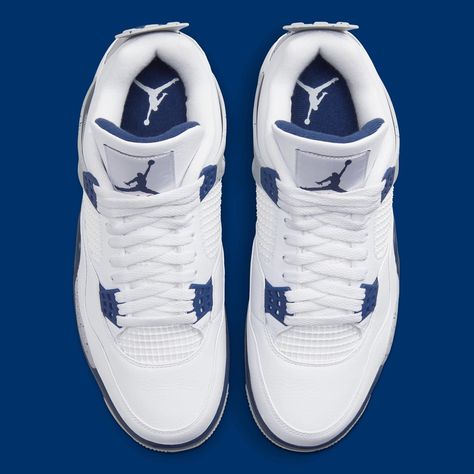 Air Jordan 4s Midnight Navy, Air Jordan 4 Midnight Navy, Jordan 4 Midnight Navy, Jordan 4 White, Gents Shoes, Nike Air Jordan 4 Retro, Nike Air Jordan 4, Nike Shoes (men), Jordan Sneaker