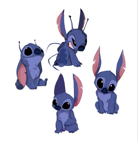 Stitch Fanart, Disney Pop Art, Blue Alien, Stitch Drawing, Character Sketches, Character Design Animation, Art Inspiration Painting, Sketchbook Art Inspiration, Disney Fan Art