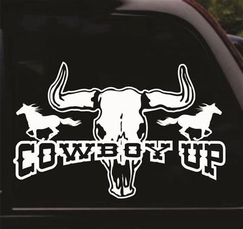 Cowboy Up Design v6 Decal Stickers are available in many color and size options. Please select your choices from drop down menus. Cowboy Up Design v6 Decal Stickers are Die Cut from High Quality Exterior Vinyl made to last 5-6 years. All of our Vinyl Decals are weatherproof and car wash safe. Our Western | Cowboy | Cowgirl Stickers come ready to apply to any smooth surface like windows, automobiles, laptops, walls, cabinets, mirrors, boats, horse trailers, and much more. Orders are shipped the n Western Truck Stickers, Western Car Stickers, Western Decals, Cowboy Truck, Black Over Knee Boots, Western Car, Western Designs, Workout Beginner, Guitar Photography