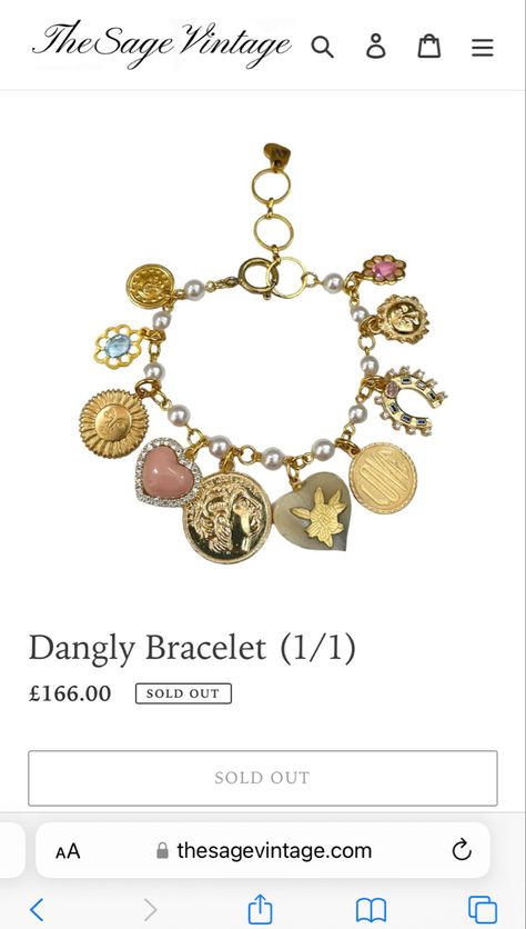 wishlist, need, gorgeous bracelet, dangly bracelet, the sage vibtage Dangly Jewellery, Dangly Bracelets, Gorgeous Bracelet, Bracelet