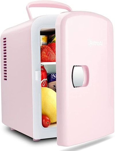 Pink Fridge, Dorm Room Gifts, Portable Mini Fridge, Magnetic Screen Door, Organizing Hacks, Best Teacher Gifts, Mini Fridges, Portable Cooler, Food Home