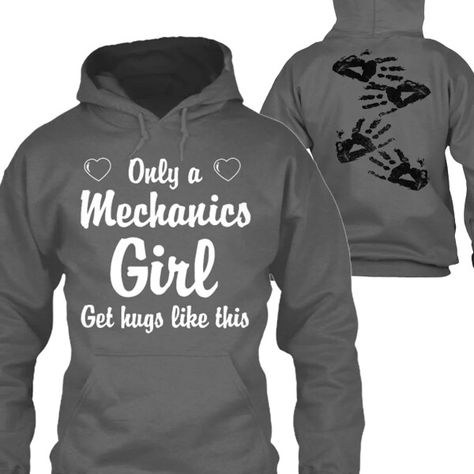 Bf Gifts Diy, Mechanic Wife Shirt, Mechanic Girlfriend, Mechanic Boyfriend, Cricut Iron On Ideas, Mechanic Quotes, Mechanic Husband, Mechanic Decorations, Mechanics Quotes