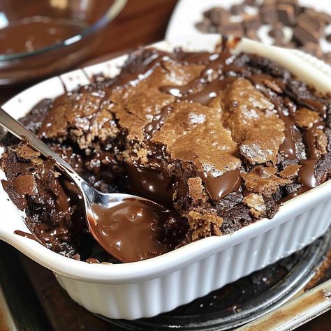 Southern Chocolate Cobbler - Grandma's Simple Recipes Chocolate Cobbler Recipe Pioneer Woman, Chocolate Cobbler Easy, Gingerbread Cobbler, Southern Chocolate Cobbler, Chocolate Cobbler Recipe, Grandma's Chocolate Pie, Pecan Pie Cobbler, Cobbler Crust, Chocolate Cobbler