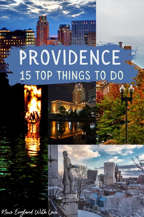 Rhode Island's capital city has a lot to offer! Check out this list of the best things to do in Providence RI to have a fun and memorable stay Rhode Island Travel, Providence Rhode Island, Famous Buildings, Providence Ri, Historical Monuments, Natural Scenery, Awesome Things, Holiday Destinations, America Travel