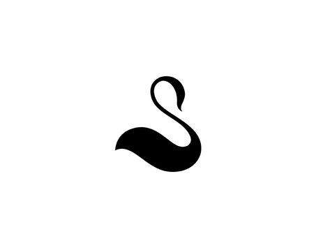 S For Swan by Dalibor Pajic on Dribbble S S Logo, S Logo Ideas, S Logo Design Ideas, Swan Line Art, Black Swan Logo, Swan Graphic, S Logos, Swan Icon, Swan Tattoo