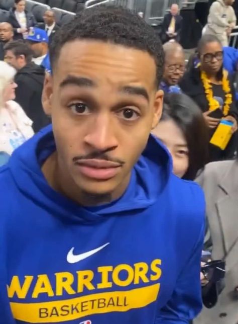 Jordan Poole Funny, Live Meme, Nba Funny, Jordan Poole, Blue Aesthetic Dark, Basketball Players Nba, Warriors Basketball, Nicki Minaj Pictures, Dream Boyfriend