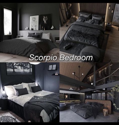 Scorpio Bedroom Ideas, Scorpion Decor, Scorpio Bedroom, Aesthetic Scorpio, Scorpio Aesthetic, Zodiac Mind Scorpio, Zodiac Quotes Scorpio, Cool Room Designs, Scorpio Zodiac Facts