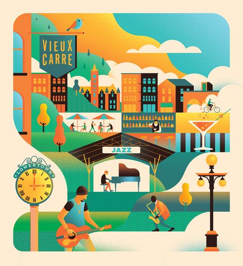 Check out this @Behance project: “Twin Cities Jazz Festival” https://www.behance.net/gallery/37901787/Twin-Cities-Jazz-Festival Jack Daly, Work Illustration, Desain Editorial, Inspirational Illustration, Design Illustrations, House Illustration, City Illustration, Foreign Affairs, Illustration Graphic