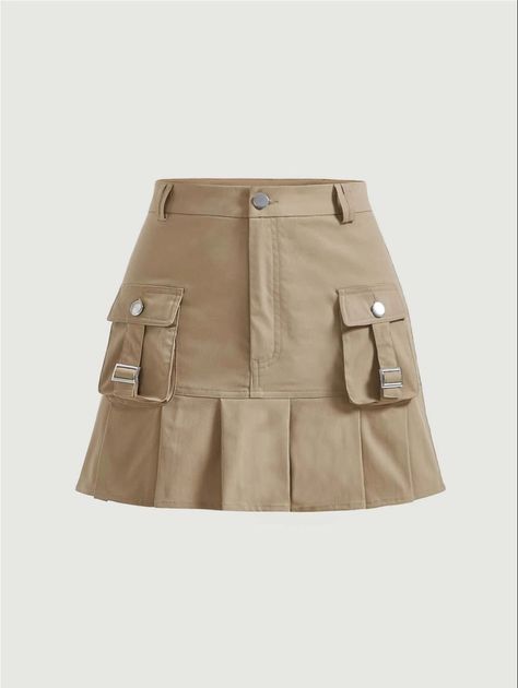 Cargo Skirt Outfits Women, Skirts Cargo, Cargo Skirt Outfit, Cargo Skirts, Denim Top Women, Camo Skirt, Combat Pants, Looks Country, Preformance Outfits