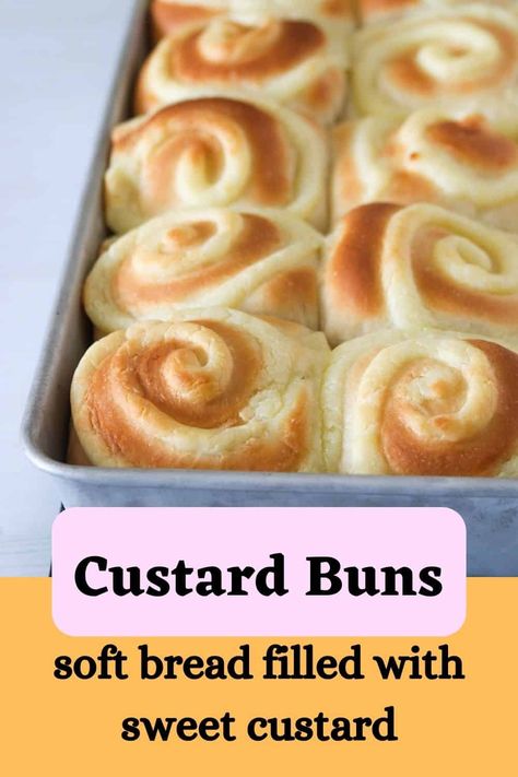 Everyday Bread Recipe, Homemade Hawaiian Rolls, Soft Milk Bread, Food Rolls, Perfect Snacks, Custard Buns, Milk Bread Recipe, Soft Milk, Biscuit Rolls