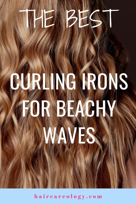 Want those gorgeous beach waves all year round? Get them with the right curling iron for your locks. Best Way To Get Beach Waves Curls, Best Beach Wave Curling Iron, How To Get Beach Waves With Curling Iron, How To Do Beach Waves With Curling Iron, Best Curling Iron For Waves, Hair For Beach, Curling Iron For Beach Waves, Beach Waver Curling Iron, Beach Wave Curling Iron