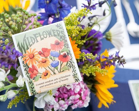 Flower Seed Favors, Wildflower Theme, Angela Jones, Seed Favors, American Meadows, English Tea Party, Flower Seeds Packets, April Showers Bring May Flowers, Daughters Wedding