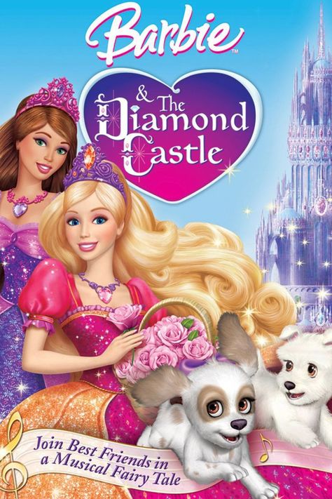 Barbie And The Diamond Castle, Barbie Dvd, Barbie Castle, Castle Movie, Barbie Poster, Castle Pictures, Barbie Images, Image Film, Childhood Movies