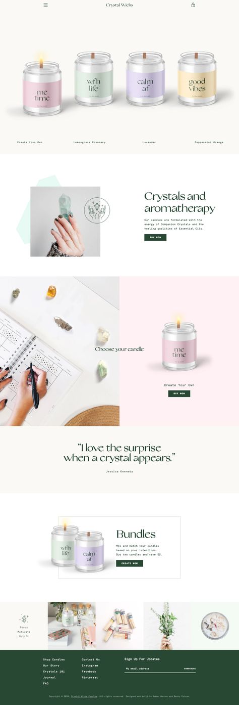 Candle Website, Candle Graphic, Landing Page Design Inspiration, Best Landing Page Design, Android App Design, Beach Instagram, Fun Website Design, Website Design Layout, Instagram Content