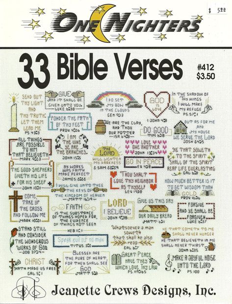 The Judeo/Christian Tradition: References to the Number 33 in the Bible Christian Cross Stitch Patterns Free, Christian Cross Stitch Patterns, Christian Cross Stitch, Cross Stitch Books, Stitch Book, Religious Cross, Stitch Ideas, Needlework Patterns, Cross Stitches