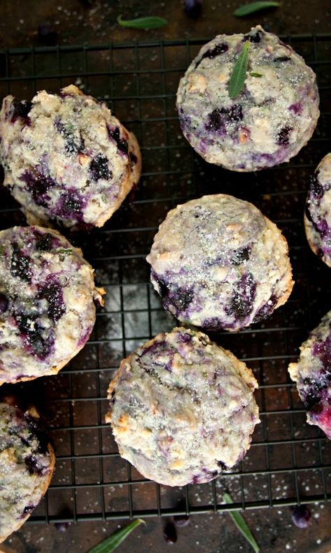 The Best Lavender Blueberry Muffins | Produce On Parade Lavender Muffins, Spiced Cauliflower, Lavender Recipes, Vegan Sour Cream, Cauliflower Soup, Blueberry Muffins, Vegan Condiments, Blue Berry Muffins, Coffee Cafe