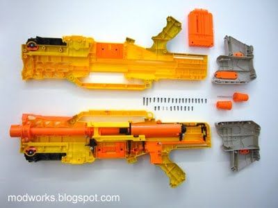 Modifying Nerf Guns Nerf Longshot, Nerf Mods, Expensive Toys, Nerf Mod, Steampunk Diy, Back Together, Mad Scientist, Cool Inventions, Science Art