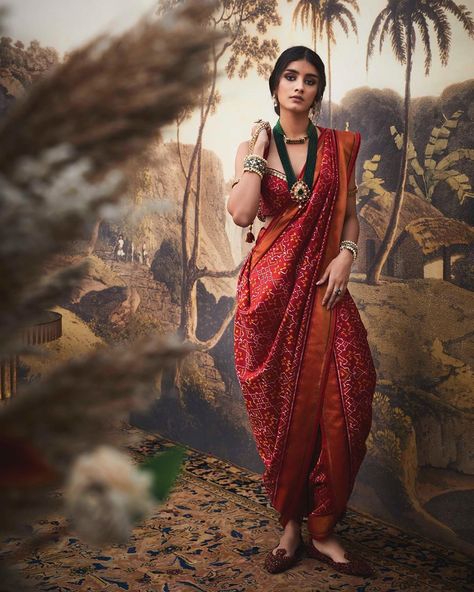 13.5k Likes, 54 Comments - Tarun Tahiliani (@taruntahiliani) on Instagram: “The signature TT style has evolved organically over the years from the draped sari to the draped…” Saree Dhoti, Indian Wedding Guest Dress, Asian Couture, Dhoti Saree, Wedding Saree Blouse, Drape Pants, Anamika Khanna, Saree Fashion, Saree Poses