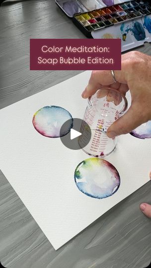 109 reactions · 24 shares | A little bit of lightness and color to brighten your day. I hope it’s a good one.   #bubbles #soapbubbles #naturemagic #livingcolorfully #stressrelief #lightenup #colormeditation #rainbowbubbles | Jen Coleman Art  | Jack Johnson · Bubble Toes Painting Bubbles Watercolor, Bubble Art Painting, Watercolor Bubbles Painting, Watercolour Bubbles, Bubble Drawings, Painting With Bubbles, Bubble Watercolor, Watercolor Bubbles, Meditative Art