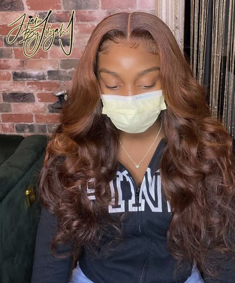 Honey Brown Hair, Sew In Hairstyles, Dope Hairstyles, Hair Laid, Front Lace Wigs Human Hair, Baddie Hairstyles, Hair Inspiration Color, Sew In, Hair Inspo Color