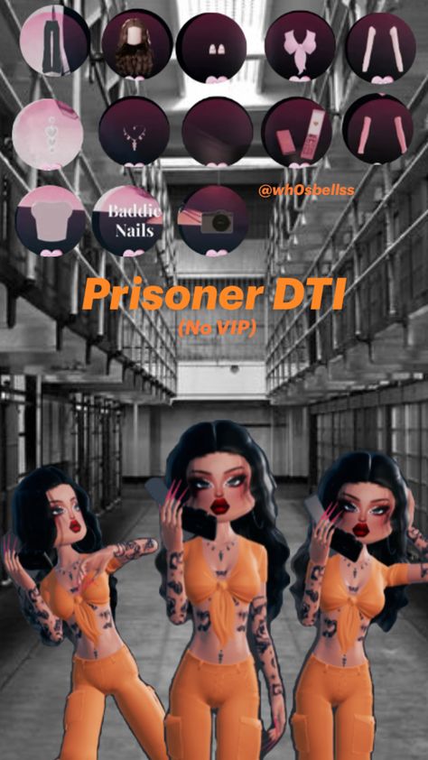 Amazing dress to impress fit prisoner orange baddie Prisoner Outfit, 1st Place, Themed Outfits, Fit Dress, Fitted Dress, Dress To Impress