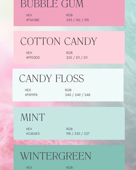 🎨 Color Palette Test 🎨 Bubble gum Pink and Mint Color Palette https://www.pinterest.com/pin/1021965340435442326/ What d'u think ? Bubble Gum Color Palette, Mint Color Palette, Mint Color Palettes, 2024 Color Palette, Instagram Color Palette, Pink And Mint, 2024 Color, Bubble Gum Pink, Mint Color