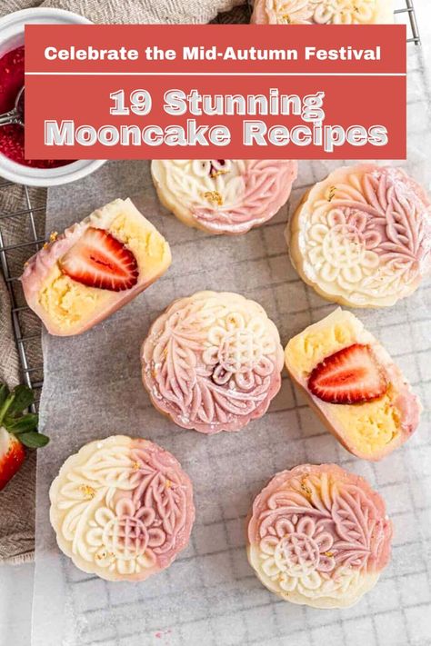 Catherine Zhang, Snowskin Mooncake, Mooncake Recipe, Eat Beautiful, Coconut Filling, Mooncake Festival, Dream Birthday, Moon Cakes, Coconut Custard