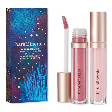 Bare Minerals Bare Ocean for Holiday 2023 Featuring the 12 Days of Joy Holiday Advent Calendar - Musings of a Muse Bareminerals Lipstick, Glossier Lip Balm, Holiday Lip, Lip Gloss Balm, Hydrating Lip Gloss, Sea Buckthorn Oil, Gift Makeup, Bare Minerals, Smooth Lips