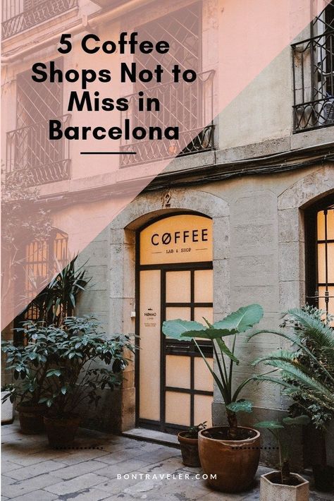 Spain Coffee Shop, Coffee In Spain, Barcelona Coffee Shop, Coffee Barcelona, Spanish Villages, Barcelona Living, Barcelona Cafe, Barcelona Coffee, El Born Barcelona