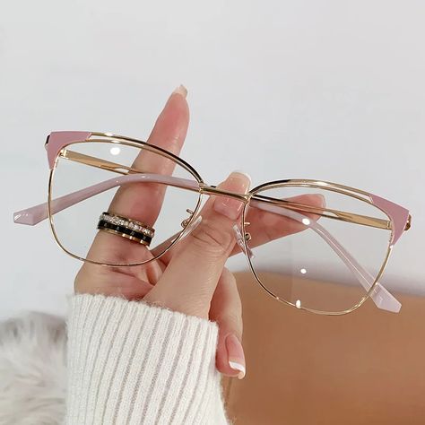 810.79PKR 12% OFF|Retro Lady Cat Eye Glasses Frame Anti Blue Light Photochromic Glasses Computer Goggles Women Eyewear Gafas Mujer Anti Luz Azul| |   - AliExpress Manifest 2024, Glasses Inspo, Yonsei University, Classy Glasses, Fancy Glasses, Glasses Trends, Womens Glasses Frames, Glasses Fashion Women, Cat Eye Glasses Frames