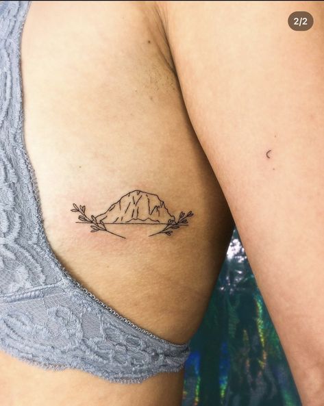 Tattooe of Morro Rock in Morry Bay, California Old Bay Tattoo, Bay Area Tattoos Ideas, Rock Bottom Tattoo, Bay Area Tattoos, Bay Tattoo, Morro Bay Rock, Rock Tattoo, Tatting, Tattoo Ideas