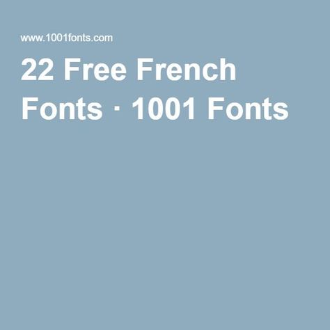 46 Free French Fonts · 1001 Fonts French Font, Free Fonts For Cricut, 1001 Fonts, Free In French, Best Free Fonts, Online Fonts, Free Fonts Download, Download Fonts, Free Fonts