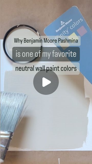 Karolina De Costa on Instagram: "Benjamin Moore Pashmina AF-100.  Why is it one of my favorite neutrals?  * Warm grey/beige without a pink undertone.  * Dark enough not to look washed out in rooms with a lot of natural light but light enough to work in smaller spaces * Neutral enough to work with a wide variety of woods, tile and decor  Pair Pashmina with trim in Benjamin Moore White Dove OC-17 or Vapor AF-35.  Add accessories in moody gray/blues, sea glass greens or warm charcoal.  Is there a Benjamin Moore paint color you would like me to feature?  Let me know in the comments.   For more Benjamin Moore paint colors don’t forget to like, share and follow!  #interiordesign #diy #homedecor #designinspiration #benjaminmoore #pashmina #paintcolorconsultant" Pashmina Benjamin Moore, 2023 Benjamin Moore, Benjamin Moore Pashmina, Neutral Wall Paint, Benjamin Moore Paint Colors, Dark Grey Tile, Benjamin Moore White, Colour Consultant, Paint Colors Benjamin Moore