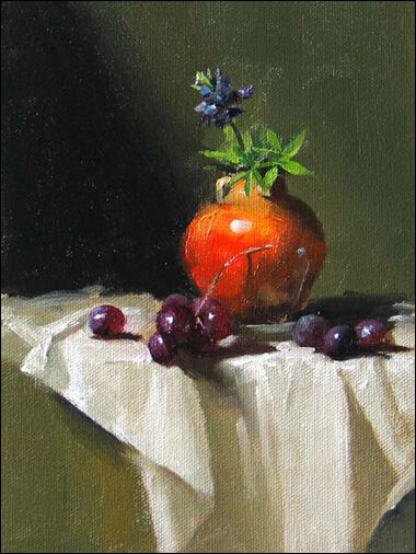 Qiang Huang, Oil Painting Videos, Still Life Paintings, Daily Painters, Still Life Flowers, Simple Wall Art, Still Life Fruit, Life Paintings, Still Life Oil Painting