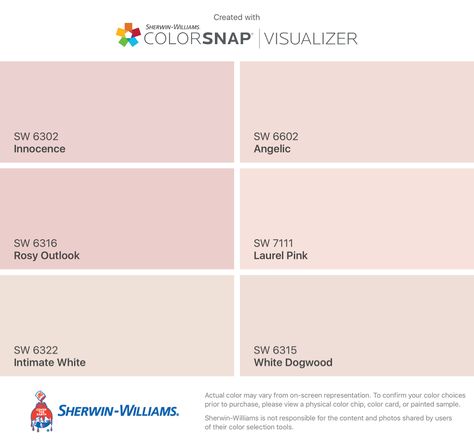 Blush Pink Paint, Pink Paint Colors, Sherwin Williams Paint Colors, Room Paint Colors, Pink Paint, Bedroom Paint, Big Girl Rooms, Paint Colors For Home