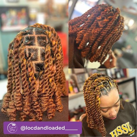 30 Marley Loc Knot Bob Hairstyles - Includes Tutorial and Haircare Tips - Coils and Glory Lock Knot Bob, Bob Locs Hairstyles, Loc Maintenance Tips, Loc Knot Bob, Red Dreadlocks, Bob Hairstyles For Black Women, Twisted Bangs, Natural Dreads, Haircare Tips