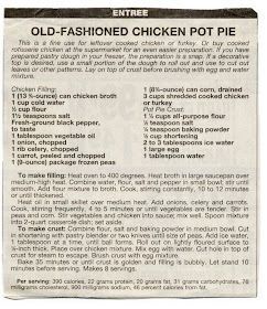 Old Fashion Chicken Pot Pie, Amish Chicken, Recipes Vintage, Chicken Pot Pie Recipe, Pot Pie Recipe, Heirloom Recipes, Pot Pies Recipes, Handwritten Recipes, Chicken Pot Pie Recipes