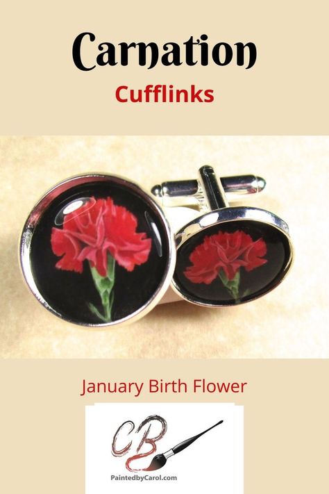 Flower For January, January Birth Flowers, Unique Jewelry Gifts, Birth Month Flower, Birth Month Flowers, Red Flower, Birth Month, Birth Flowers, Professional Photo