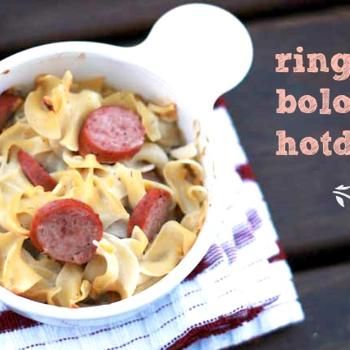 Ring Bologna Hotdish Recipe Recipe - Cheap Recipe Blog & ZipList Tator Tot Hotdish Recipes, Easy Hotdish Recipes, Hamburger Hotdish, Ring Bologna, Bologna Recipes, Cheap Recipe, Hotdish Recipes, Creamed Corn, Recipe Blog