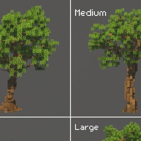 Airtug on Instagram: "Custom oak tree designs  I’ve refurbished all of my trees to be survival friendly. You can now download them as a reward for supporting me on patreon!  #minecraft #minecraftonly #minecrafter #minecraftdaily #minecraftpe #mcpe #minecraftcreations #minecraftbuild #minecraftideas #minecraftserver #minecraftjapan #minecraftbuilds" Custom Oak Tree Minecraft, Minecraft Oak Tree, Minecraft Tree Design, Minecraft Custom Trees, Minecraft Nature, Minecraft Tree, Fantasy Tree, Tree Custom, Minecraft Pe