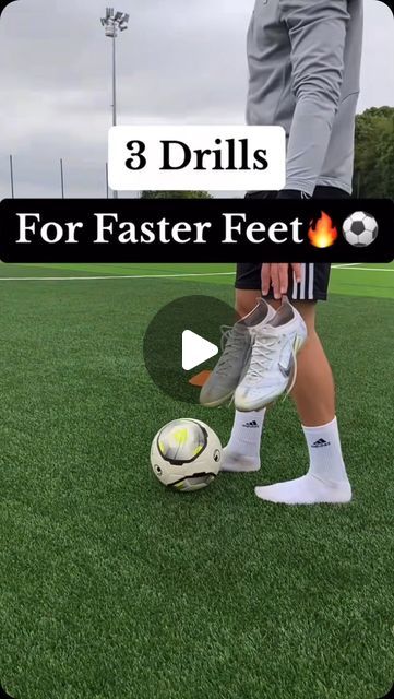 Twinsparis6 ⚡️ on Instagram: "Ball Mastery Skills🔥⚽️

FOLLOW @twinsparis6 FOR MORE!!!
.
.
.
.
.
.
.
.
#soccerskills #footballskills #viral #footballtraining #ballmastery #footwork #fasterfeet #twinsparis6" Soccer Drills, Soccer Skills, Football Training, Drills, Soccer, Football, On Instagram, Instagram, American Football