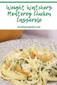 Monterey Chicken Casserole – Weight Watchers Freestyle Ww Casseroles, Weight Watchers Casserole, Ww Dinner, Weight Watchers Meals Dinner, Monterey Chicken, Pumpkin Spices, Weight Watchers Meal Plans, Weight Watchers Recipes Desserts, Weight Watchers Chicken