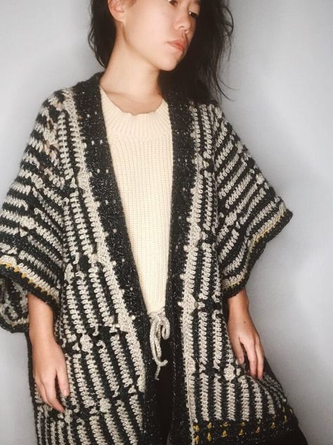 Kimono Pattern Free, Crochet Kimono Pattern, Crochet Kimono Cardigan, Crochet Kimono, Crochet Boho Top, Cardigan Kimono, Cardigan Crochet, Baby Knitting Patterns Free, Kimono Pattern