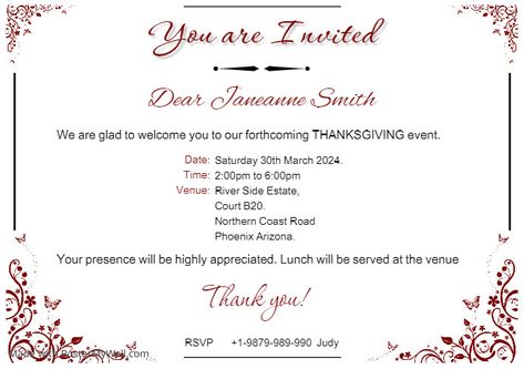 Editable Event Invite, Invitation Letter card, Party Dinner Invite flyer poster Letter Invitation, Freedom Party, Letter Card, Invitation Letter, Invite Card, Invitation Flyer, Card Party, Flyer Poster, Party Dinner