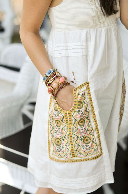 pockets Detail Couture, Tenun Ikat, Mode Boho, Looks Chic, Bridal Inspiration, Mode Inspiration, Dandy, Fashion Details, Sewing Inspiration