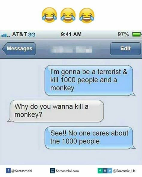 Really Funny Texts, Funny Text Conversations, Funny Texts Jokes, Text Memes, Text Jokes, Monkeys Funny, Funny Messages, Some Funny Jokes, Really Funny Joke