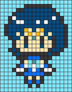 Perler Bead Patterns Sailor Moon, Free Pixel Art Templates, Hama Beads Patterns Anime, Sailor Moon Pixel Art Grid, Sailor Moon Pixel Art, Anime Perler Bead Patterns, Sailor Moon Perler Beads, Sailor Moon Crafts, Hama Art